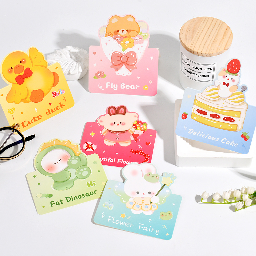 Cute cartoon greeting cards children prefer