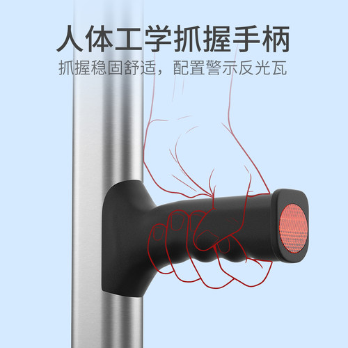 医用型拐杖年轻人骨折康复走路行走双拐辅助神器专用防滑垫腋下拐 - 图3