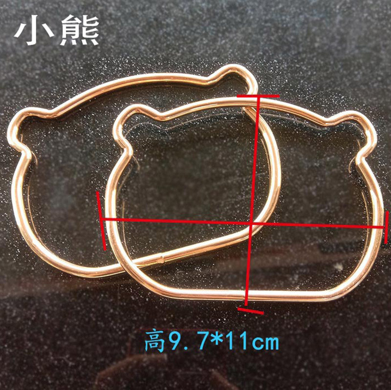 箱包五金金属配件手工编织包手提拎环猫耳朵小熊手柄圆环手柄,淘宝优惠券,粉丝福利购,淘宝优惠卷