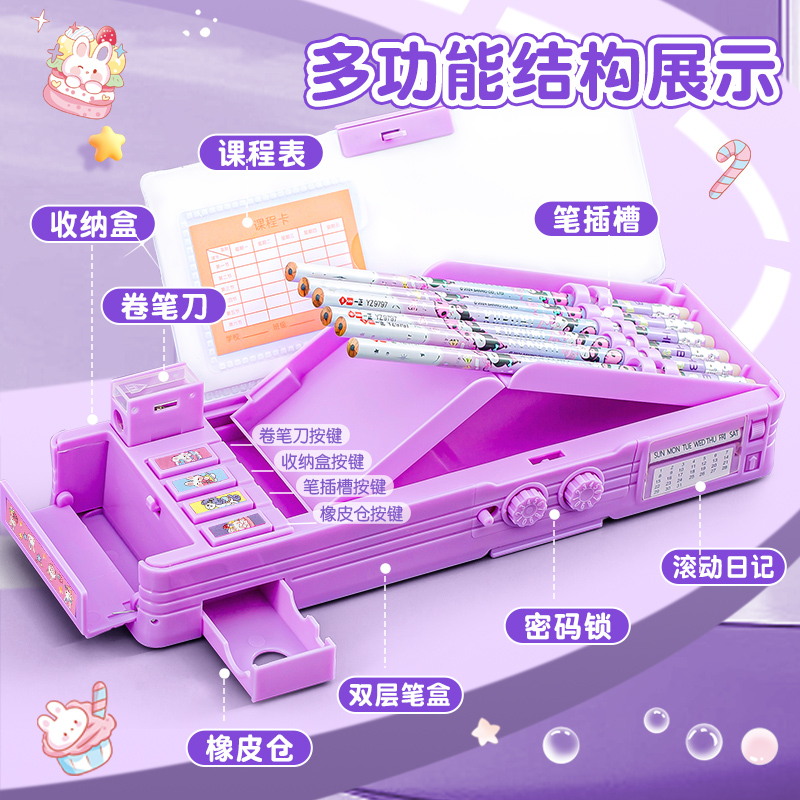 Multifunctional high-tech password writing box