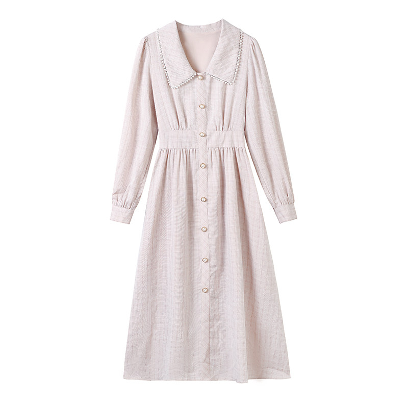 秋装2020年新款收腰显瘦气质连衣裙 倪惑连衣裙