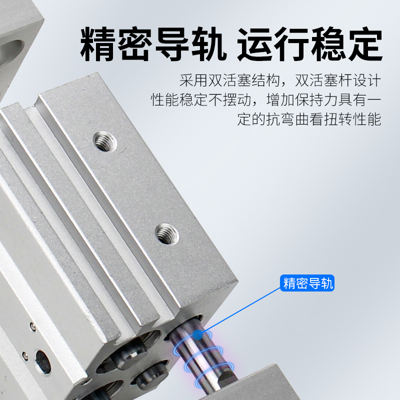 SMC开闭阔型手指气缸平行夹爪MHL2-10D 16D 20D25D32D40D/D1/D2-图1