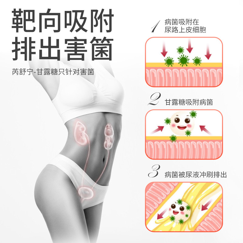 征乐3瓶装蔓越莓精华胶囊d甘露糖 zahler海外蔓越莓