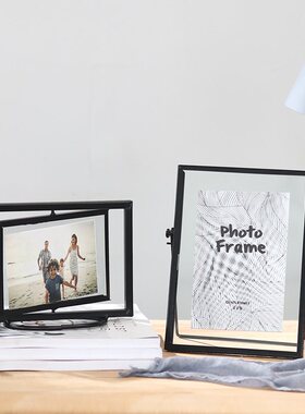 Nordic ins three-dimensional metal glass photo frame金属相框