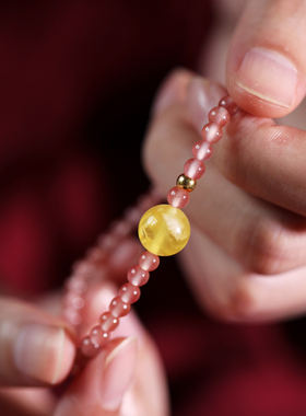 见欢喜【玲珑】天然细南红玛瑙