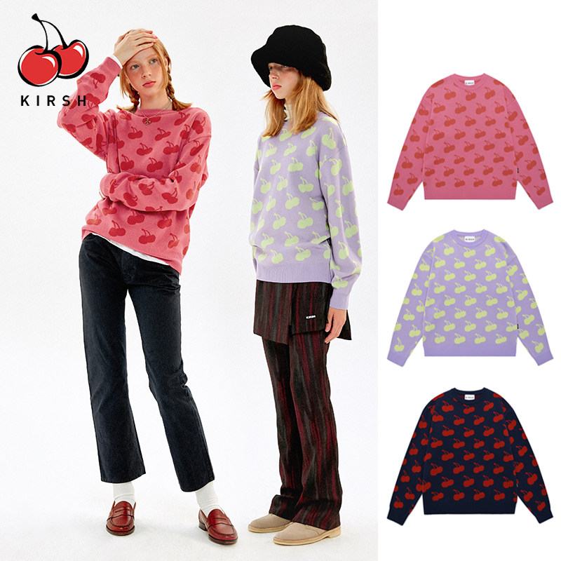 kirsh2020年秋冬新款经典logo毛衣 kirsh海外毛衣