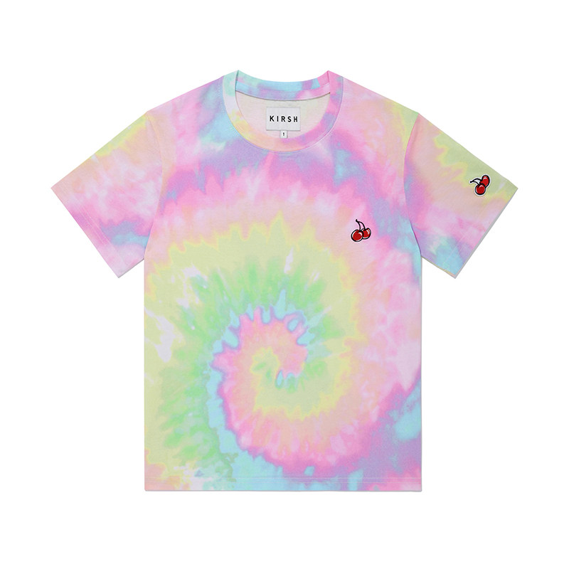 kirsh大樱桃渐变色短袖圆领风t恤 kirsh海外T恤