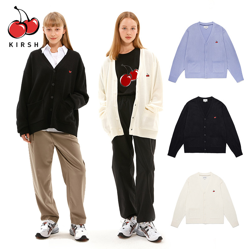 kirsh20年秋冬安兪真郑恩地大樱桃 kirsh海外毛针织衫