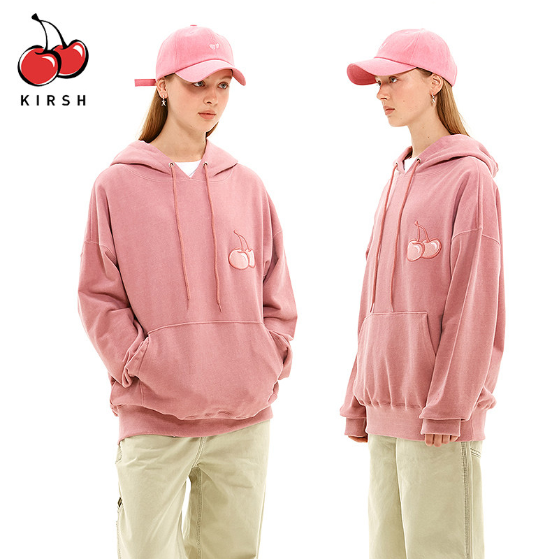 kirsh20年秋冬大樱桃宽松同款卫衣 kirsh海外卫衣/绒衫