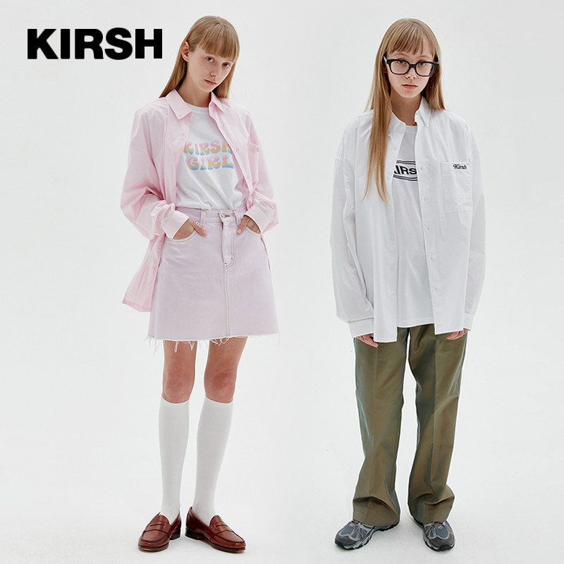 kirsh20秋冬大樱桃崔普闵aron衬衣 kirsh海外衬衫