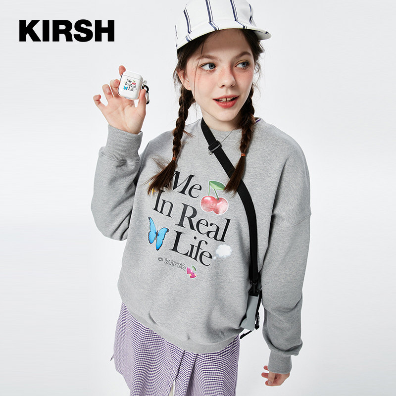 kirsh王梓薇同款21年春夏新款卫衣 kirsh海外卫衣/绒衫