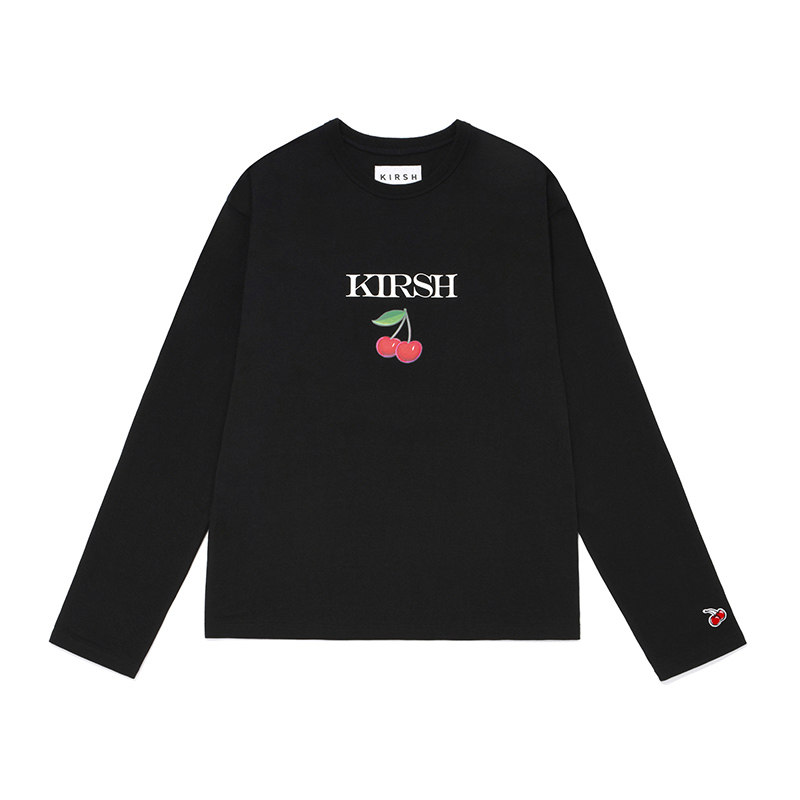kirsh20年秋冬大樱桃长袖t恤卫衣 kirsh海外T恤