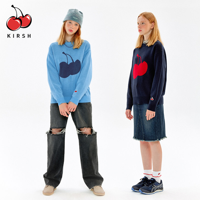 kirsh2020秋冬新款大樱桃毛衣衫 kirsh海外毛衣