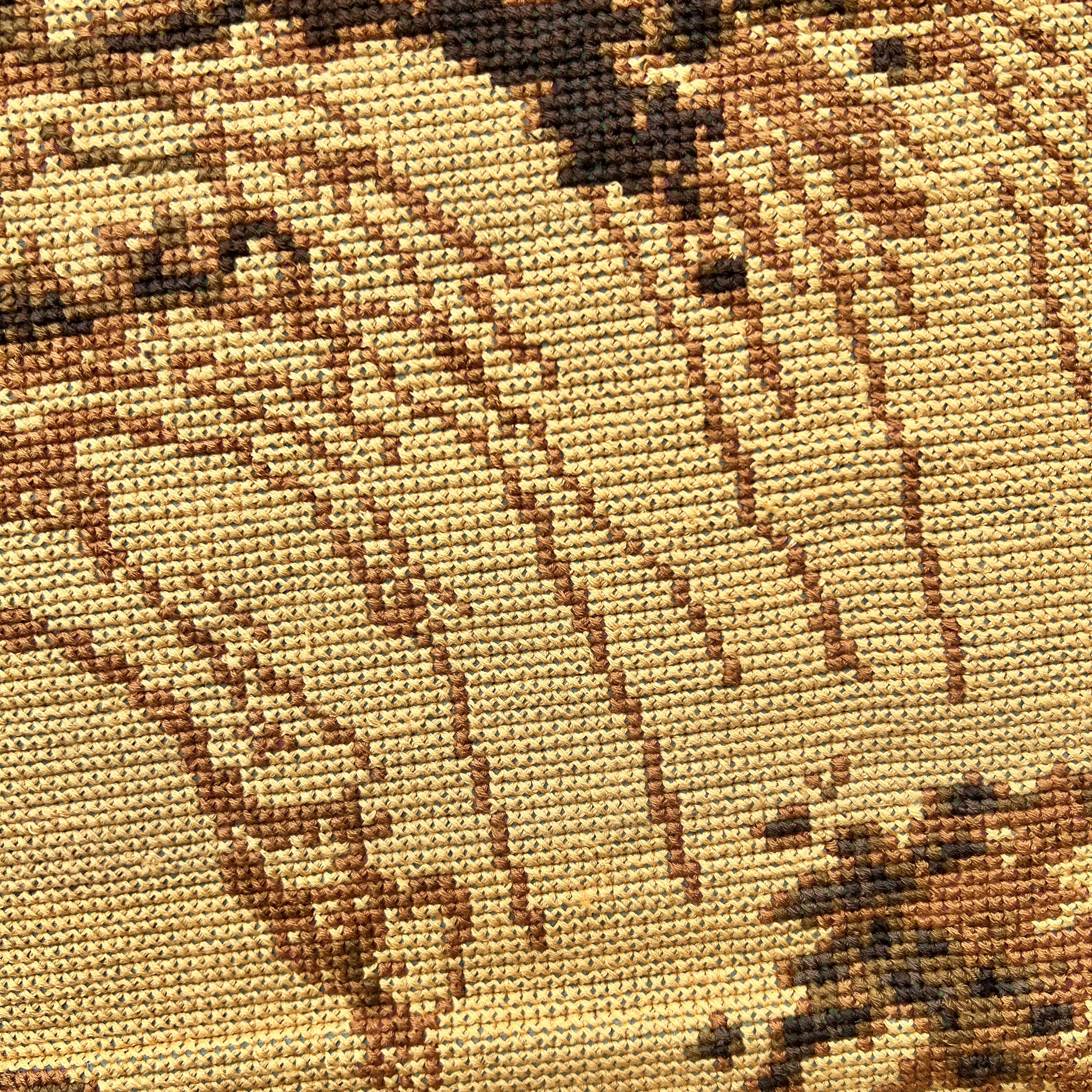 纯手工绣好的十字绣成品新款富春山居图子明卷客厅办公室装饰挂画,淘宝优惠券,粉丝福利购,淘宝优惠卷