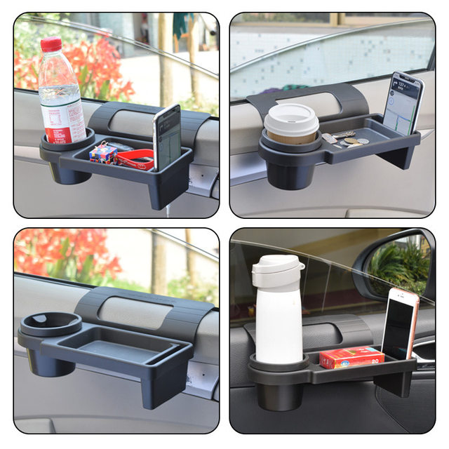 Car window door side of the debris water cup holder cigarette box