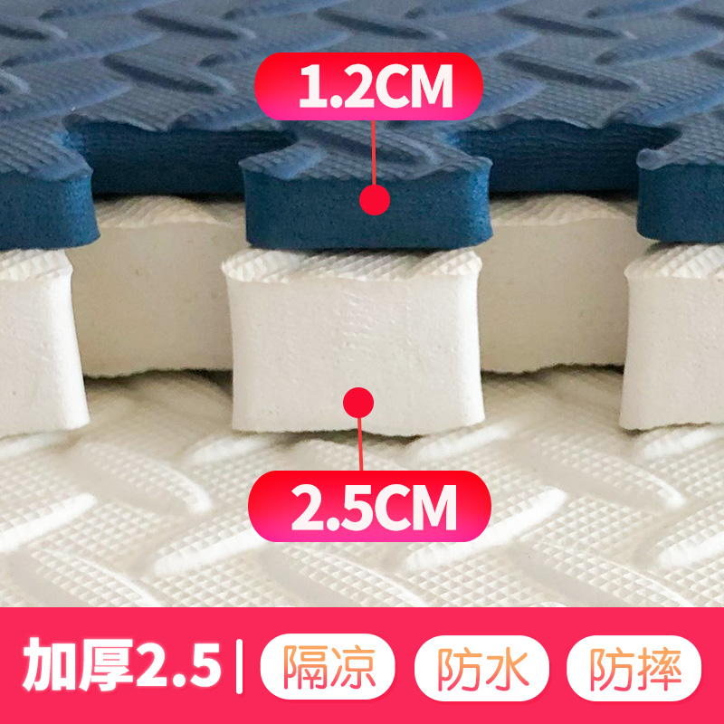 越名宅旗舰店拼接泡沫地垫垫子家用榻榻米卧室爬行垫加厚儿童地板垫拼图爬爬垫0