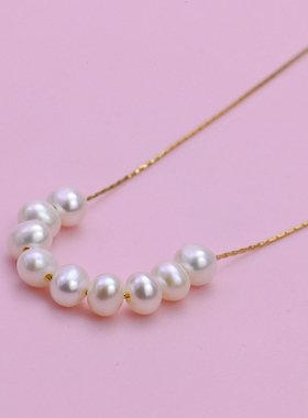 女质感轻奢项链时尚气质优雅法式