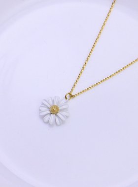 雏菊少女校园风网红潮流百搭项链