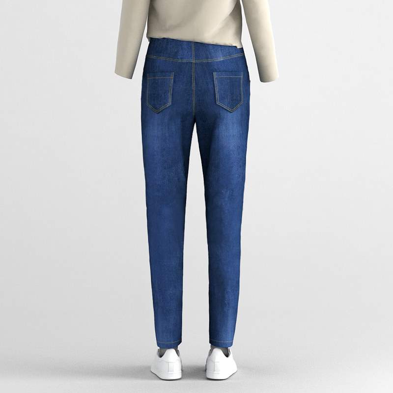 孕度孕妇外穿孕妇裤直筒秋冬牛仔裤 yumduvm孕度孕妇直筒裤