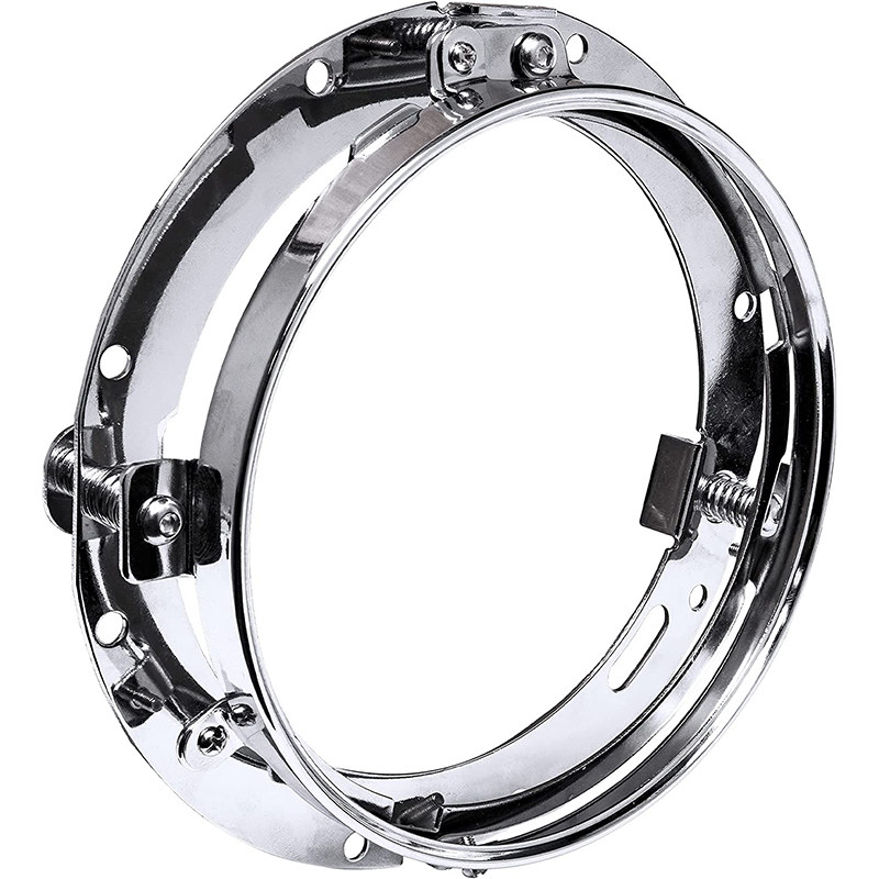 适用JEEP牧马人LED大灯支架07-2018年原车铝合金圆形7寸支架通用,淘宝优惠券,粉丝福利购,淘宝优惠卷