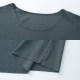 Embry Fang official outlet IVU men's basic casual home wear seamless top cotton neck round sleeves