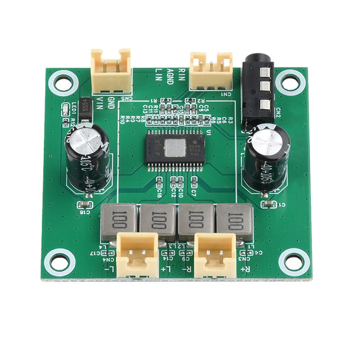 D类立体声音频功放板双通道50W*2数字TPA3116音频放大器板5V-26V - 图1