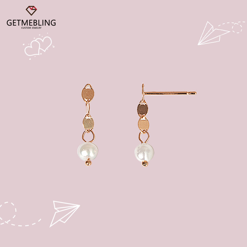 get me bling韩国进口长款珍珠耳环 GetMeBling海外耳环