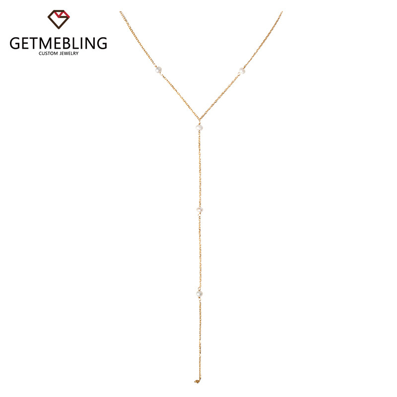 get me bling韩国正品进口y毛衣链 GetMeBling海外项链