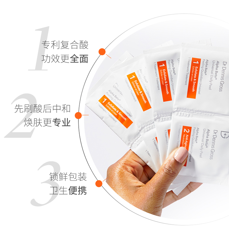 drdennisgross丹尼斯医生焕肤棉片 蜜淘海外贴片面膜