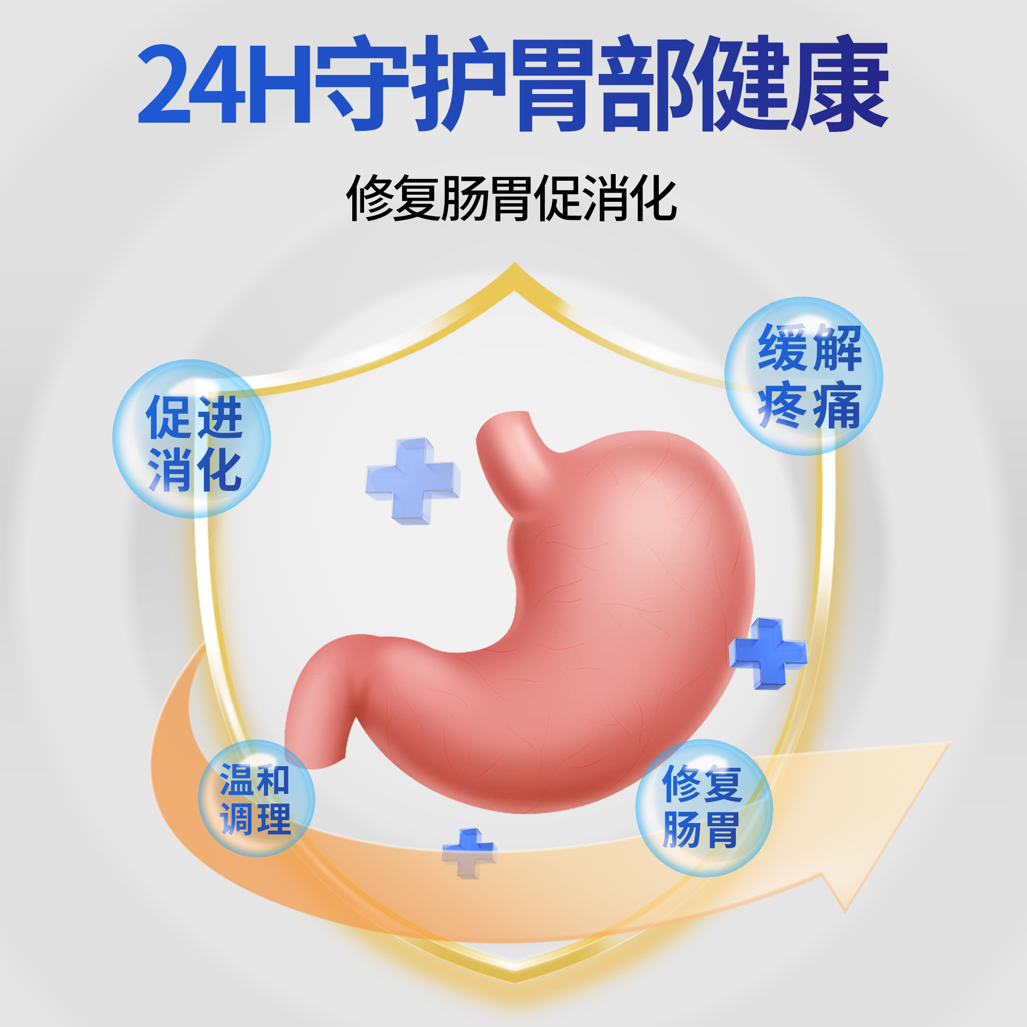 黄金搭档远红外肠胃贴胃痛胃胀气消化不良调理脾胃肠炎官方旗舰店