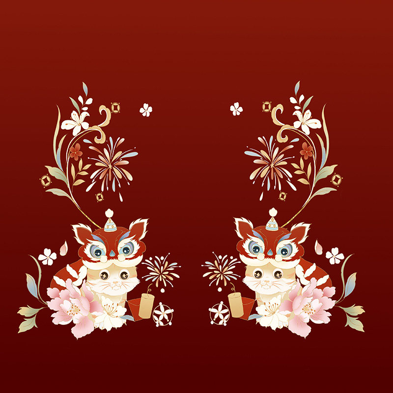 凰呈祥【虎迎新春】原创中国风汉服 凰呈祥汉服