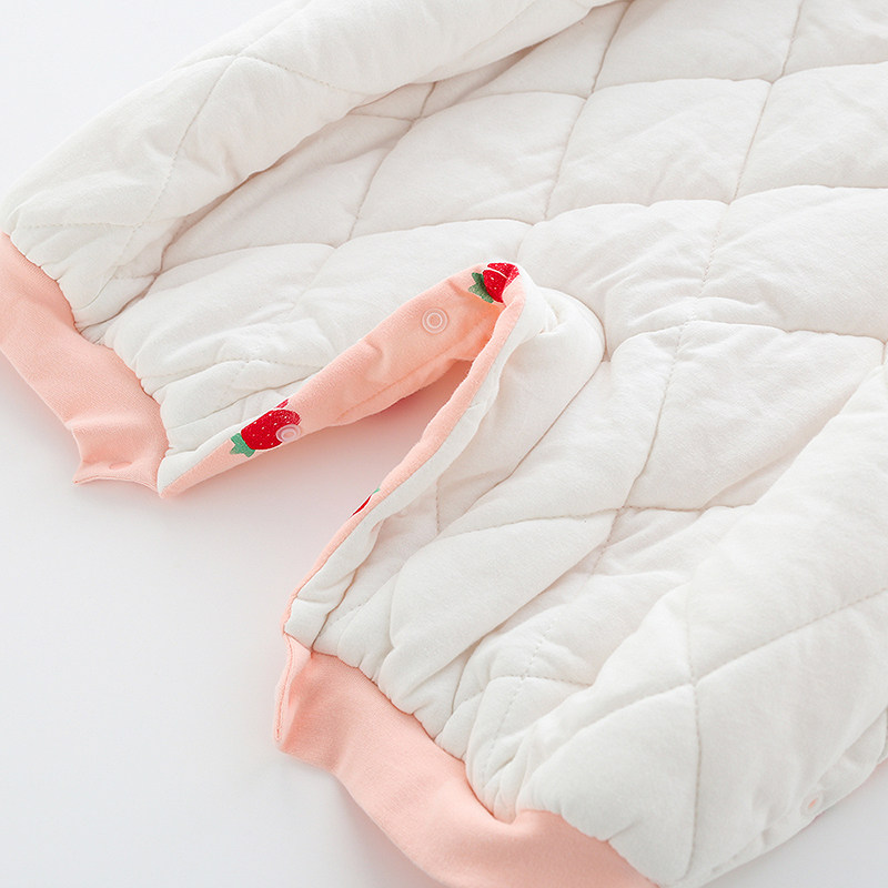 女宝宝冬款新生婴儿连体衣服棉服 善婴坊连身衣/爬服/哈衣