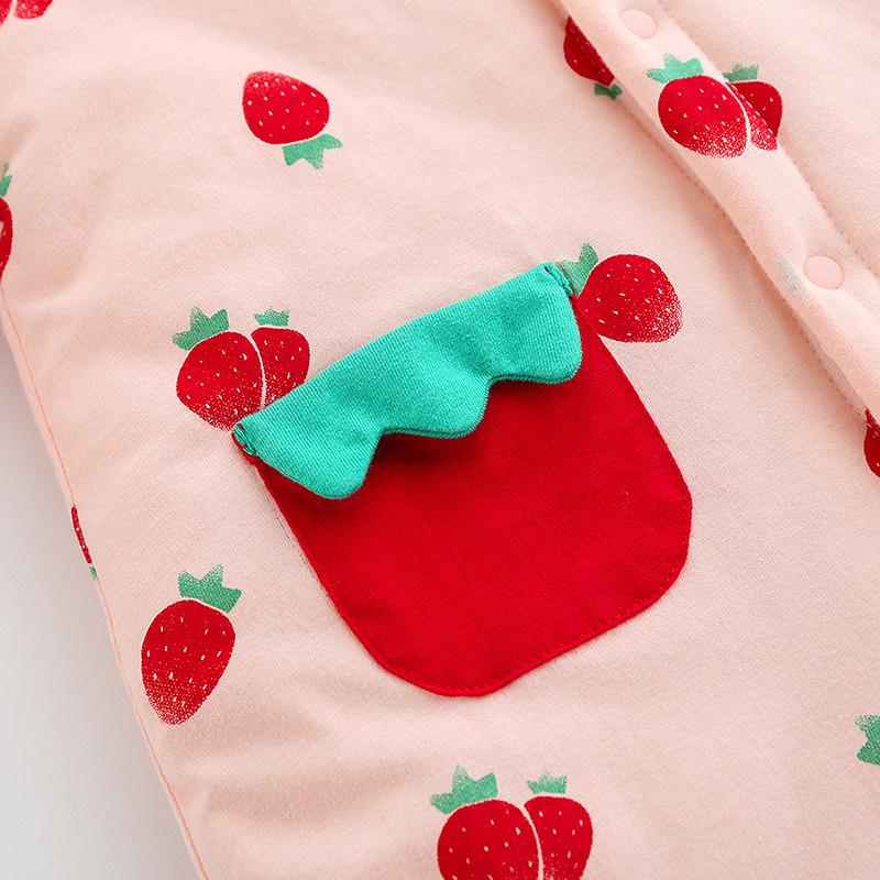 女宝宝冬款新生婴儿连体衣服棉服 善婴坊连身衣/爬服/哈衣