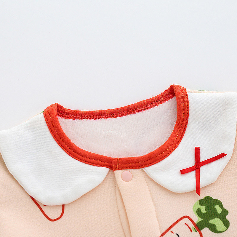 婴儿秋冬装加绒保暖套装新生儿女宝宝可爱超萌洋气公主哈衣连体衣,淘宝优惠券,粉丝福利购,淘宝优惠卷