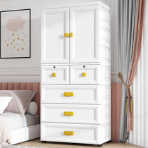 Thickened childrens wardrobe storage cabinet Home Bedroom minimalist Baby baby hanging closet Easy cupboard lockers