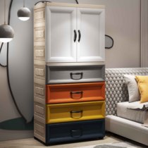 Simple Wardrobe Home Bedroom Modern Minimalist Containing Cabinet Plastic Assembled Baby Hanging Wardrobe Baby Boy Little Closet