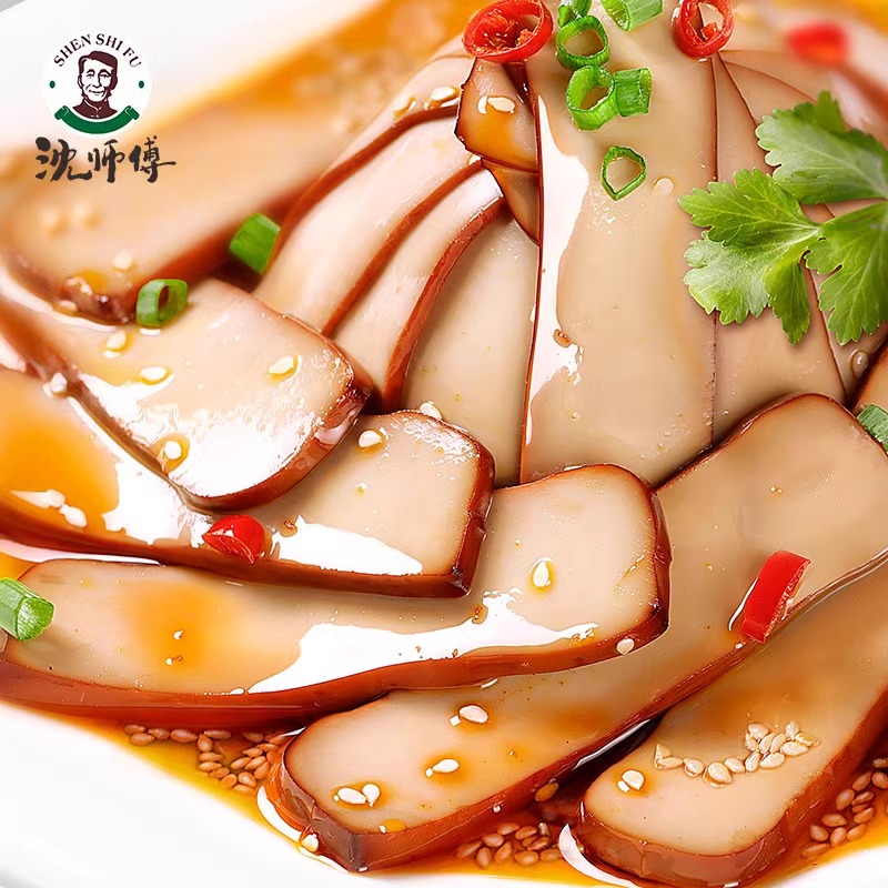 沈师傅酱香鸡蛋干100g四川特产五香卤非豆腐即食零食小吃整箱批发