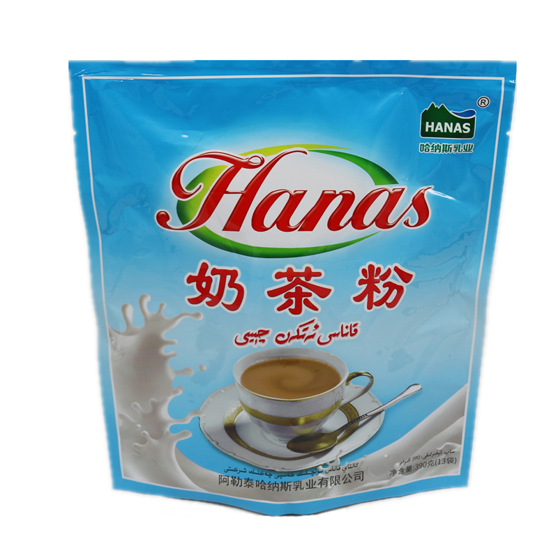 新疆特产哈纳斯奶茶粉390克正宗咸味袋装阿勒泰奶茶HANAS正品包邮 - 图2