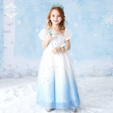 Наряд маленькой принцессы, детская юбка, звездное небо, вечернее платье, «Холодное сердце», принцесса Эльза, подарок на день рождения
