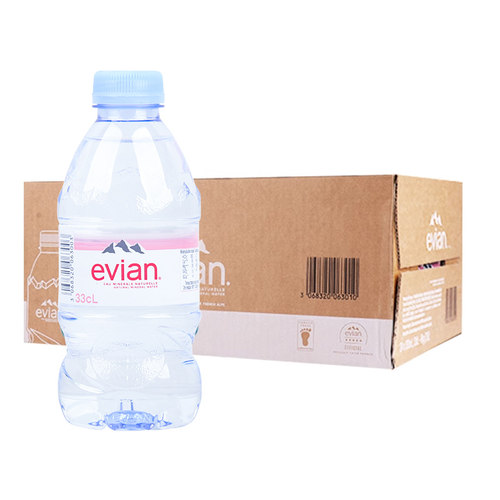 法国进口evian依云天然矿泉水500ml/330ml*24瓶弱碱性饮用水 - 图2