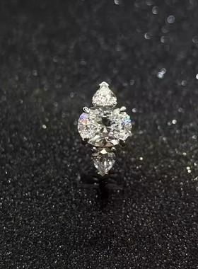 三生石椭圆1克拉2克拉钻戒