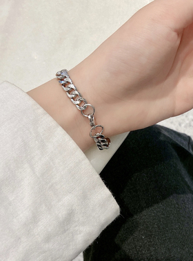 简约街拍嘻哈风新潮小众设计手链