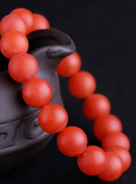 石玥珠宝收藏级保山南红玛瑙手串