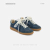 Rongshanyue Double Rope Leisure Sports Leisure Shoes Flat Retro Horsehide Training Shoes Women B1665