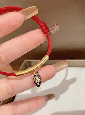 蛇年本命年红绳手链好运