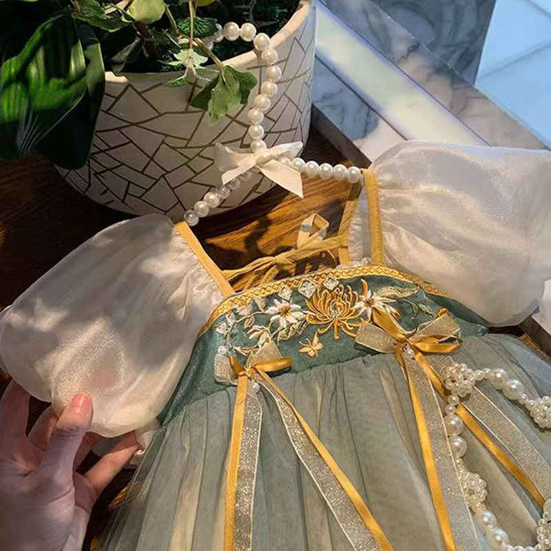 2023新款古装薄款纱裙儿汉服古装薄款连衣裙