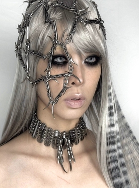 拼接异形感项链设计师款锁骨链