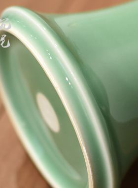 龙泉青瓷美人醉台面茶桌花瓶