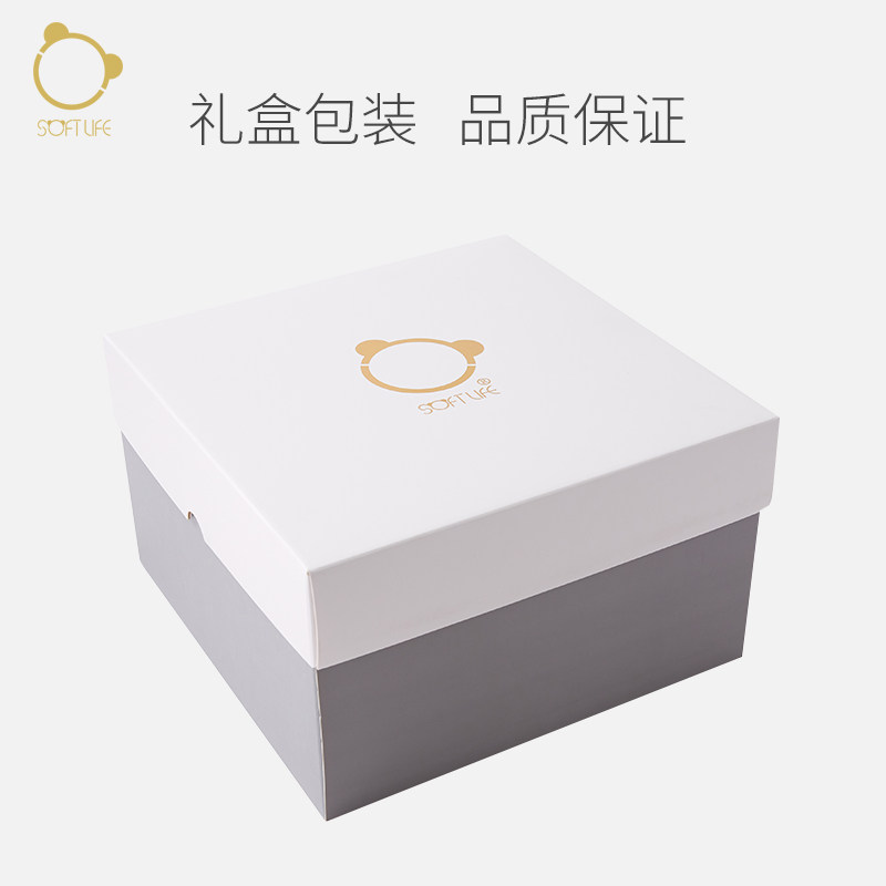 softlife婴儿儿童毛绒安抚白色玩偶 softlife毛绒布艺类玩具