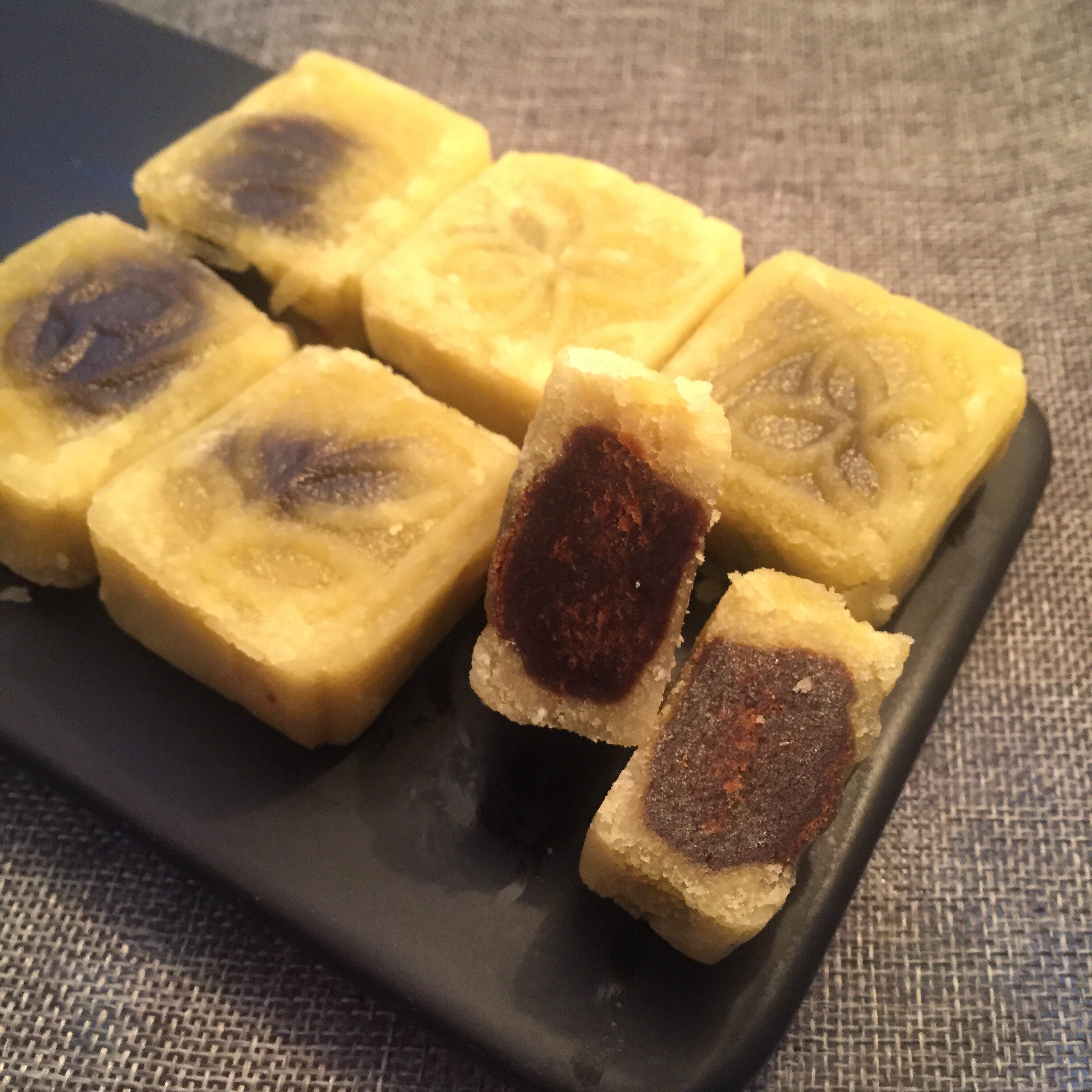 散装老式夹心豆沙/芝麻馅绿豆糕 恰奇零传统糕点